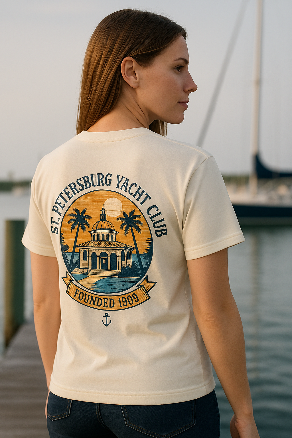 ST.PETE HERITAGE YACHT CLUB TEE