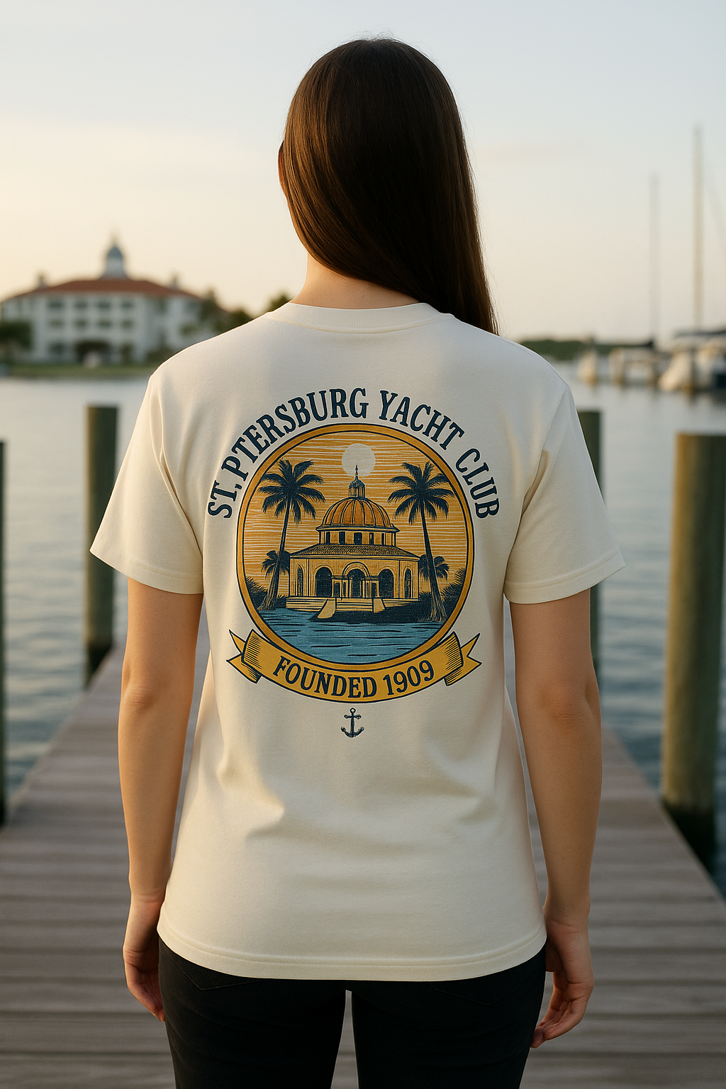 ST.PETE HERITAGE YACHT CLUB TEE