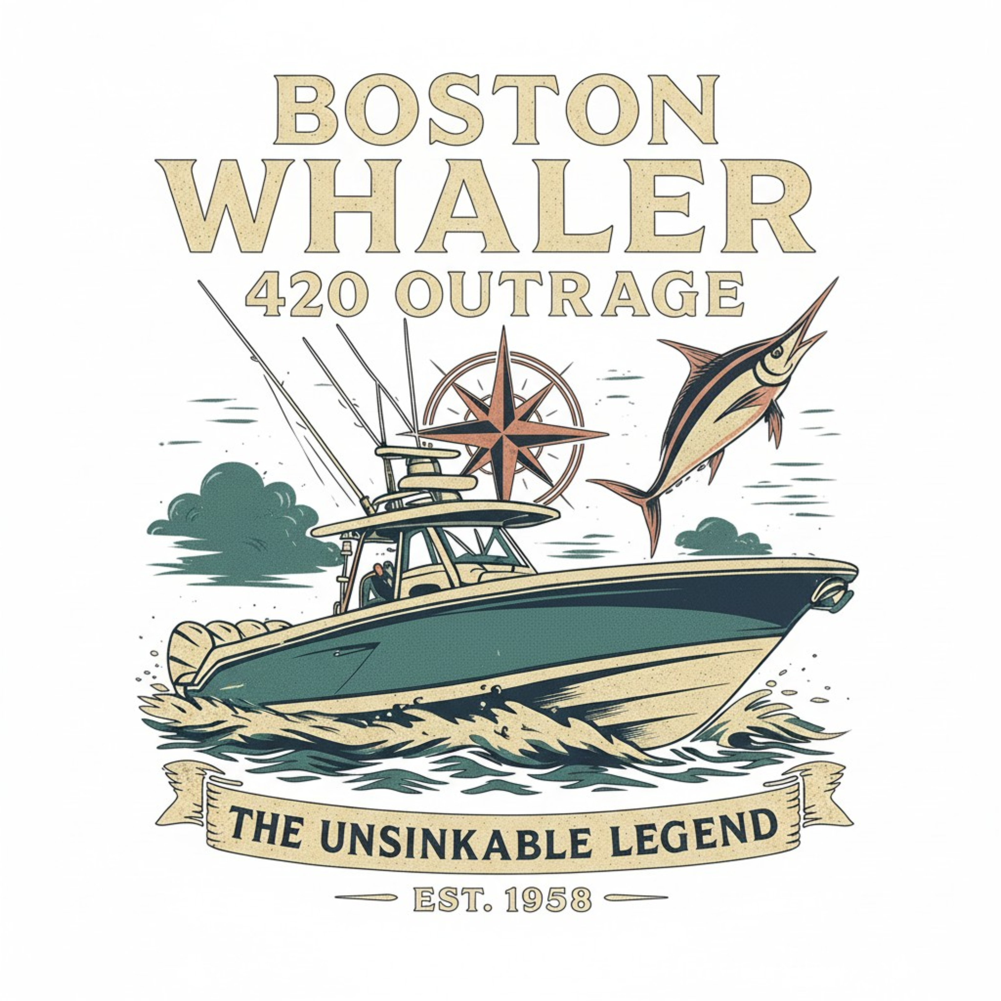 Boston Whaler 420 Outrage Tee