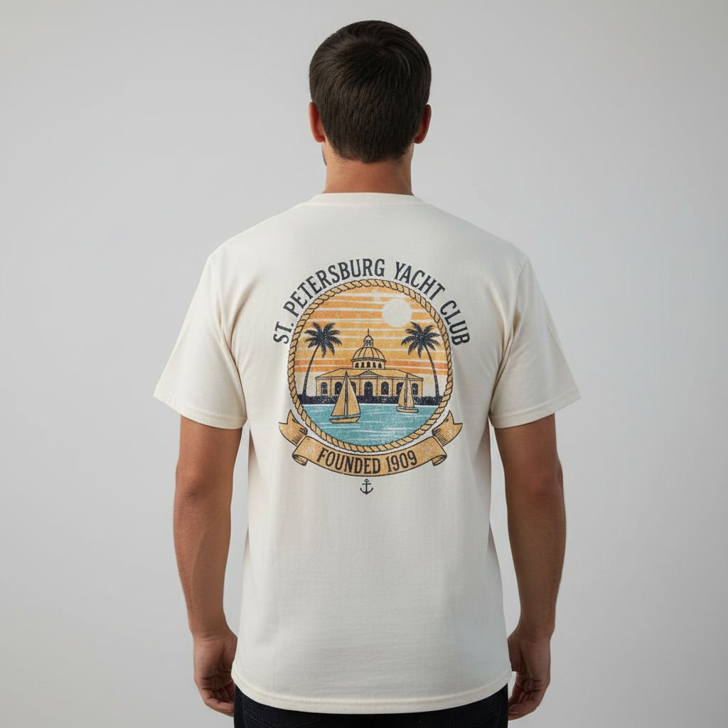 ST.PETE HERITAGE YACHT CLUB TEE